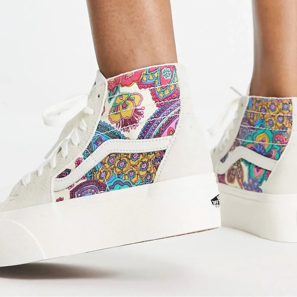 Vans SK8-Hi Tapered Stackform paisley sneakers in multi Women’s 9 men’s 7.5